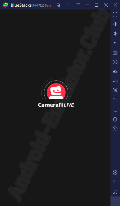 Программный интерфейс CameraFi Live на компьютере
